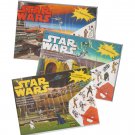 STAR WARS UK LETRASET RUB-ON TRANSFER SERIES 1-3 (SET OF 3) Inclu Shipping.