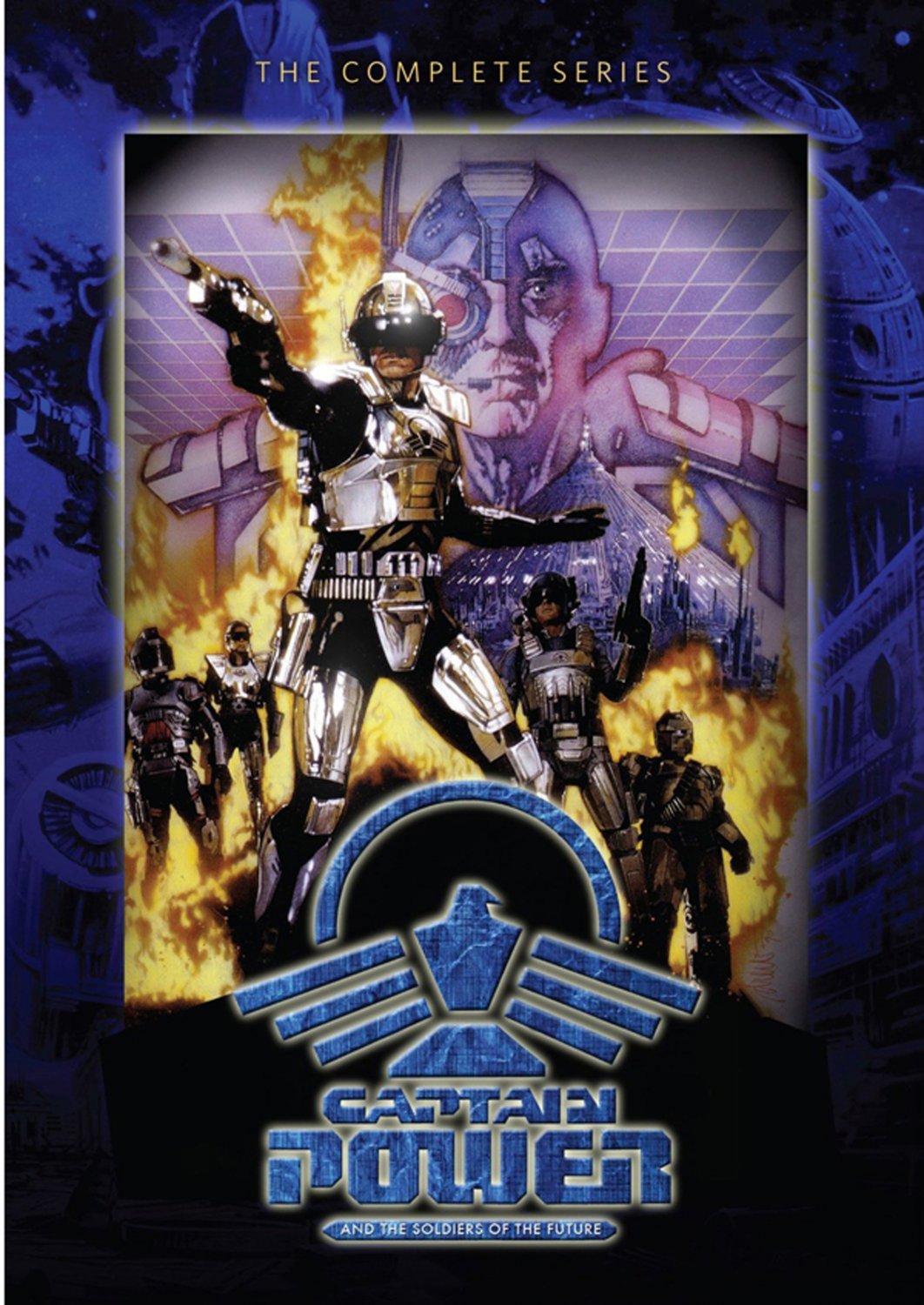 CAPTAIN POWER (1987) COMPLETE SERIES DVD SET Incl shipping READ DETAILS BEFORE BUY