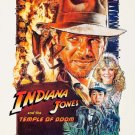 INDIANA JONES & THE TEMPLE OF DOOM (1984) GIANT POSTER Incl shipping READ DETAILS BEFORE BUY