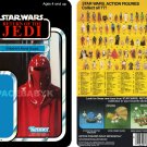Star Wars ROTJ Emperor's Royal Guard 1983 Cardback (PLS READ DETAILS BELOW BEFORE BUYING)
