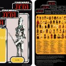 Star Wars Tri-Logo IG-88 Cardback (PLS READ DETAILS BELOW BEFORE BUYING)