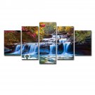 Gentle Waterfall Oil Painting Modern Home Decoration Picture