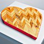 Heart decor rustic cutting board
