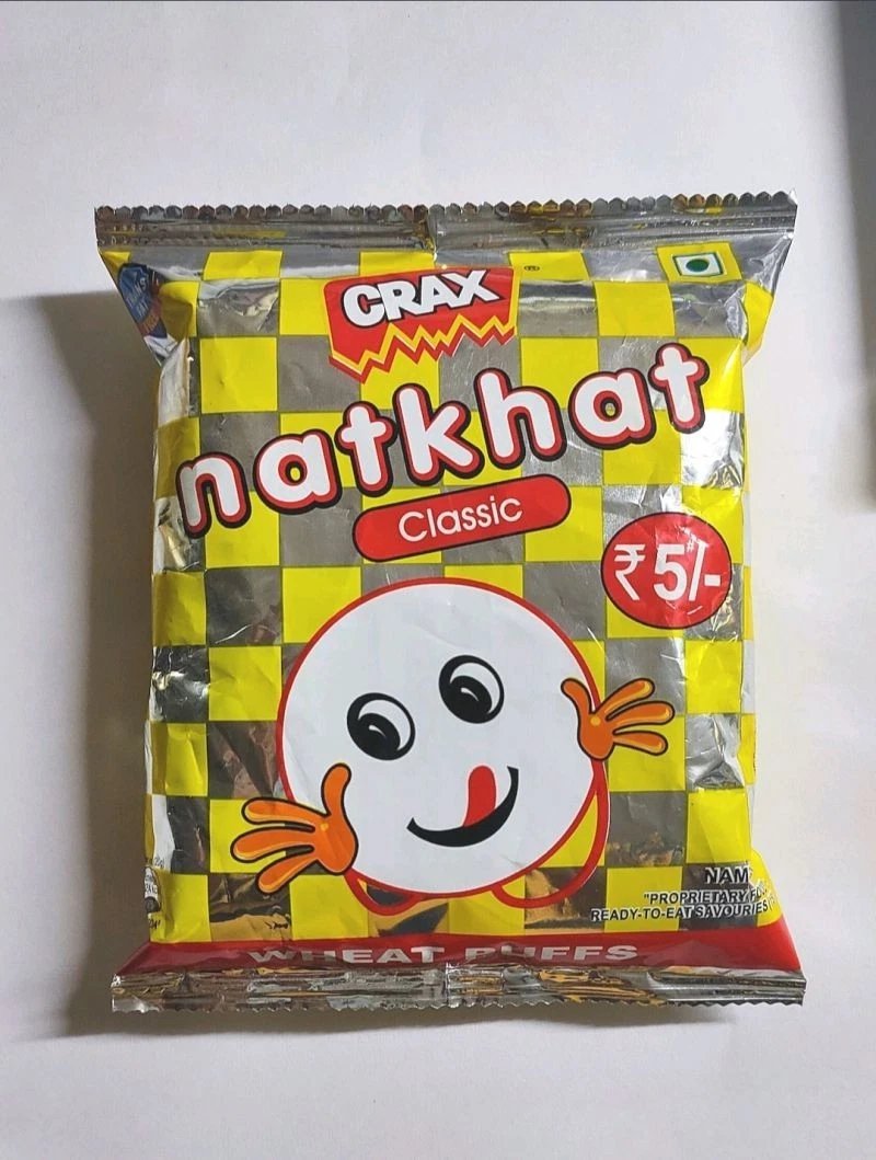CRAX Natkhat Snacks Wheat Puffs Pack of 12