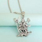 Silver Plated Goddess Kali Maa Pendant for Men & Women