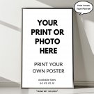 Custom Poster Personalized Movie Anime Posters Wall Art Photo Print Home Decors