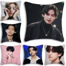 BTS Kim Taehyung V Pillow Case Plush Sofa Cushion Cover Kpop Idol Christmas Gift