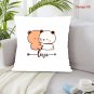 Bubu & Dudu Personalized Pillow Case Valentines Day Gift Romantic Birthday Gifts