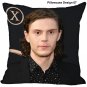 Evan Peters Pillow Invisible Zipper DIY Throw Cushion Cover Birthday Gift Decors