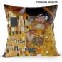 Gustav Klimt Art Pillow Birthday Gift The Kiss Painting Print Christmas Decors