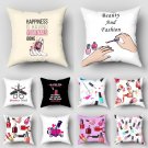 Nail Polish Pillow Case Home Beauty Salon Spa Cosmetics Fashion Makeup Products