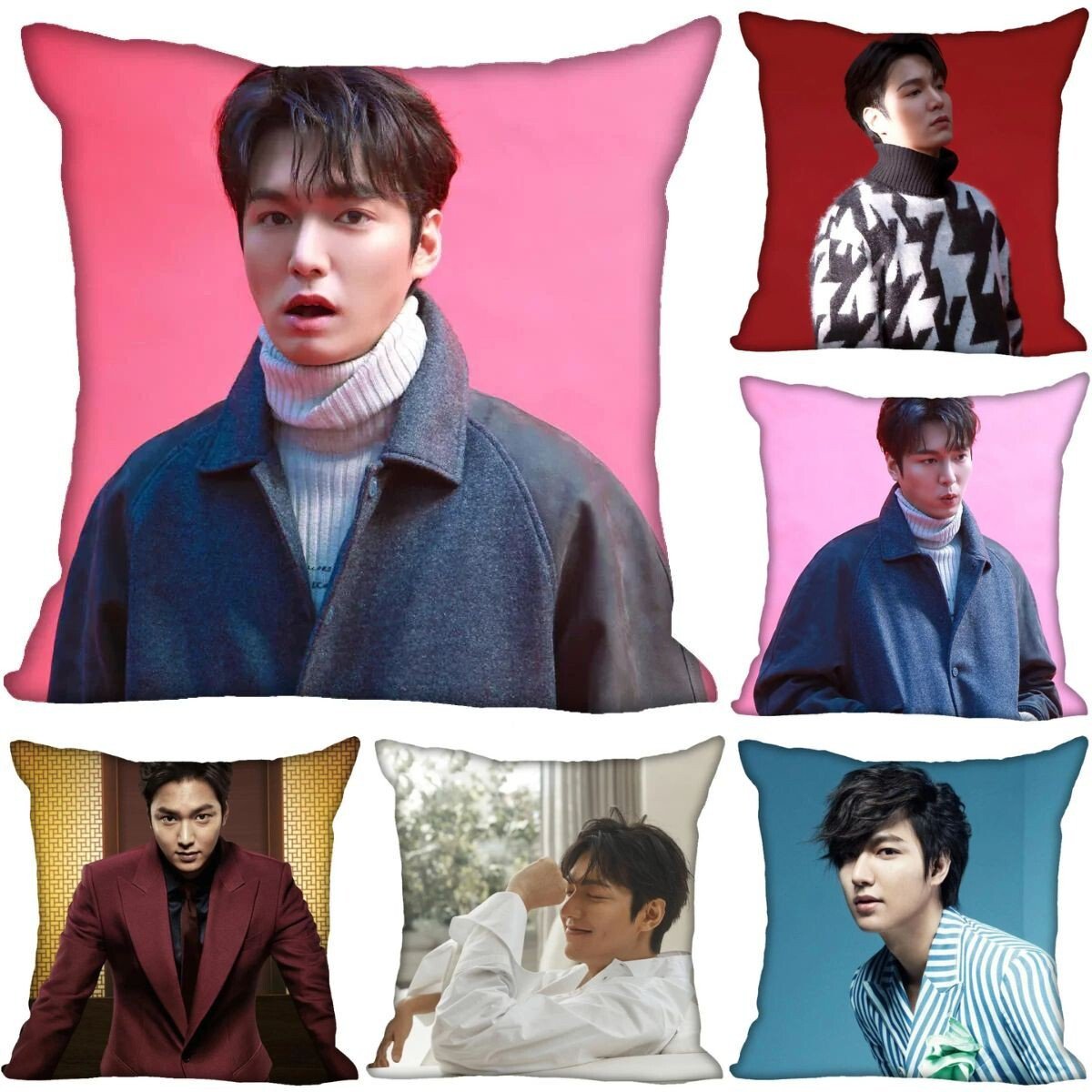 Lee Minho Pillow Case Christmas Gift Boys Over Flowers Gu Jun Pyo Photo Bedding