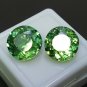 16Ct Natural Certified Round Green Sapphire Pair | Montana Loose Gemstones AAA