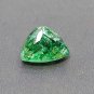 Natural Green Colombian 6Ct Trillion Cut Certified Loose Gemstone