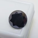 4 Ct Black Moissanite Round Cut Loose Gemstone for Jewelry Making