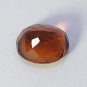 Orange Hessonite Garnet 9Ct Oval Cut Certified Loose Gemstone