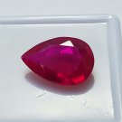 8Ct Natural Red Ruby Pear Shape Certified Loose Gemstone 8Ct Natural Red Ruby Pear Shape Certified Loose Gemstone