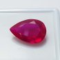 8Ct Natural Red Ruby Pear Shape Certified Loose Gemstone