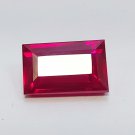 9Ct Natural Red Ruby Baguette Shape Certified Loose Gemstone 9Ct Natural Red Ruby Baguette Shape Certified Loose Gemstone