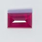 9Ct Natural Red Ruby Baguette Shape Certified Loose Gemstone