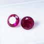 6MM AAA+ Red Ruby Burma Round Shape Loose Gemstone| Ring & Earring Gemstone| Jewelry Gems