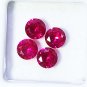 6MM AAA+ Red Ruby Burma Round Shape Loose Gemstone| Ring & Earring Gemstone| Jewelry Gems