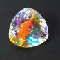 69 Ct Mystic Topaz, Trillion Cut Rainbow Gemstone