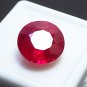 10Ct Natural Red Ruby Round Shape Certified Loose Gemstone | Best gift for Couple