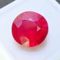 10Ct Natural Red Ruby Round Shape Certified Loose Gemstone | Best gift for Couple