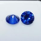 Natural Blue Sapphire Round Cut 6mm Loose Gemstone Pair