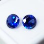 Natural Blue Sapphire Round Cut 6mm Loose Gemstone Pair
