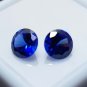 Natural Blue Sapphire Round Cut 6mm Loose Gemstone Pair