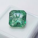 9 Ct Certified Emerald Square Cut Natural Green Emerald Loose Gemstone 9 Ct Certified Emerald Square Cut Natural Green Emerald Loose Gemstone