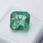 9 Ct Certified Emerald Square Cut Natural Green Emerald Loose Gemstone