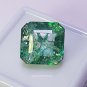 9 Ct Certified Emerald Square Cut Natural Green Emerald Loose Gemstone