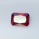 Emerald Cut Orange Sapphire 7mm Gemstone Natural Loose Stones for Jewelry