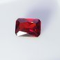Emerald Cut Orange Sapphire 7mm Gemstone Natural Loose Stones for Jewelry