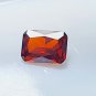 Emerald Cut Orange Sapphire 7mm Gemstone Natural Loose Stones for Jewelry