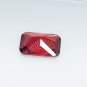 Emerald Cut Orange Sapphire 7mm Gemstone Natural Loose Stones for Jewelry