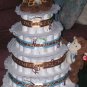 Five Tier Beenie Giraffe & Monkey Diaper cake.
