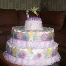TINKER BELL EXTRA LARGE 2  TIER DIAPER CAKE