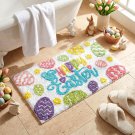 Happy Easter Bath Mat 17 x 29 Non-Slip Absorbent New