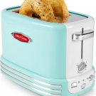 Nostalgia Retro Wide 2-Slice Toaster Vintage Design 5 Toasting Levels Aqua