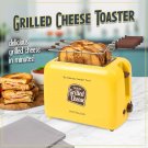 Nostalgia Deluxe Grilled Cheese Sandwich Toaster Extra Wide Slots Yellow