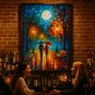 Moonlit Stroll - Romantic Rain Walk Under Autumn Glow