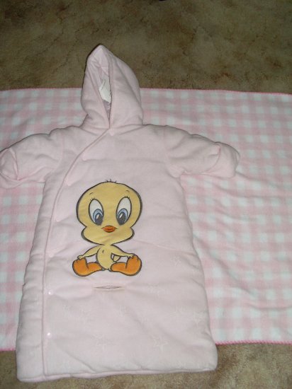 Baby hooded bunting clod weather wear girl newborn-9 months 0-9