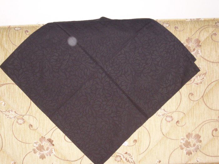 Black Damask hijab scarf