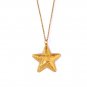 18K Real Gold Plated Pentagram Pendant Necklace in 304 Stainless Steel