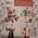 Simplicity Holiday Pattern Collection 4393 Santa Mrs Clause ELF Costumes L/XL