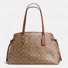 NEW COACH Signature Drawstring Carryall Shoulder Bag